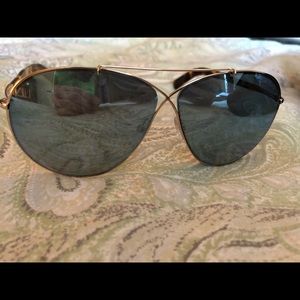 Tom Ford Eva Aviator Sunglasses New